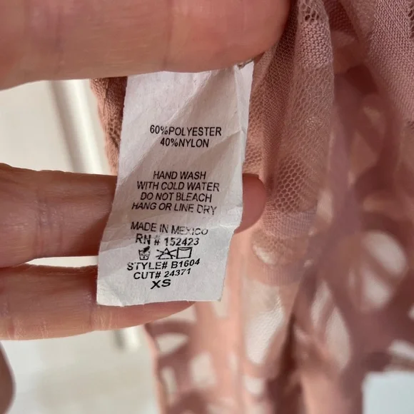 Fashion Nova Nude Patterned Bodysuit - Picture 5 of 6